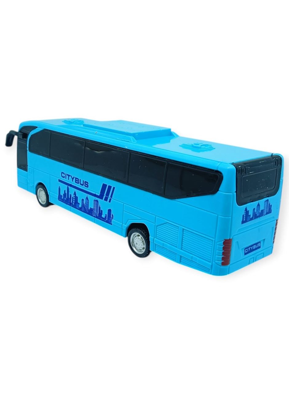 Sürtmeli Tur Otobüsü - 23 cm - Mavi