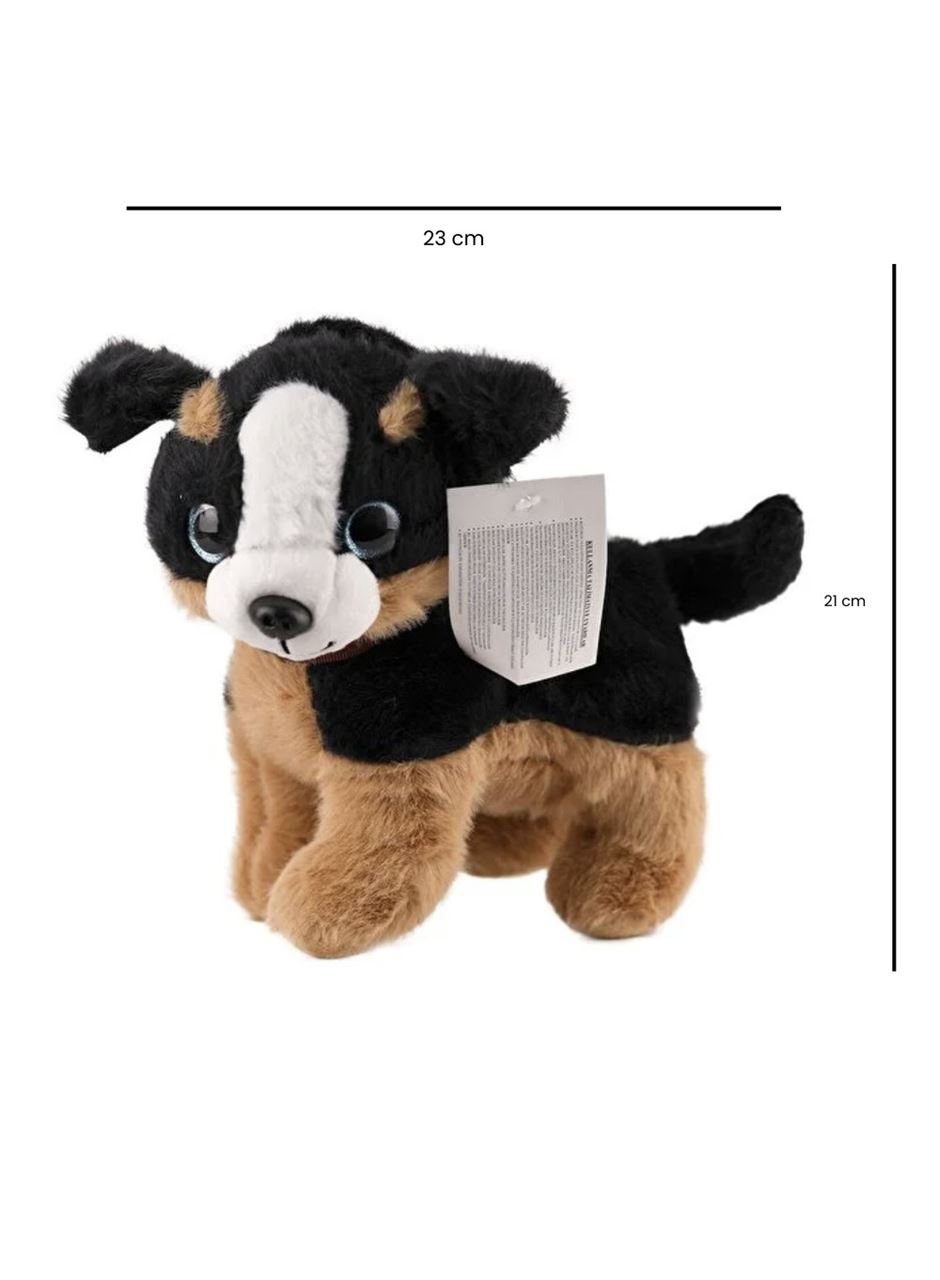 Sesli Peluş Köpek - 2309033 - Kahverengi-Siyah