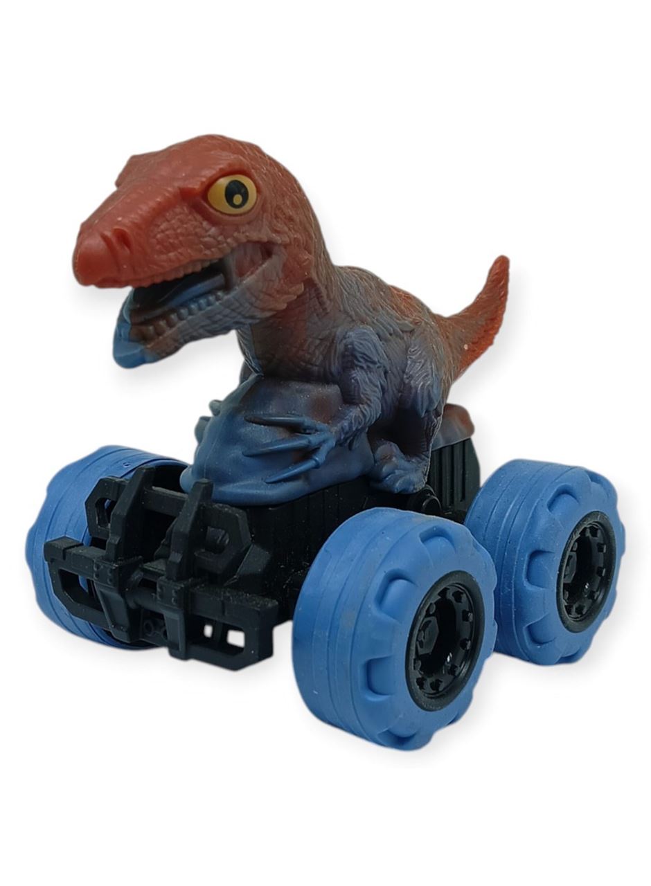 Sürtmeli Dinazor Arabalar 12 cm - H-20 - T-Rex -Kahverengi