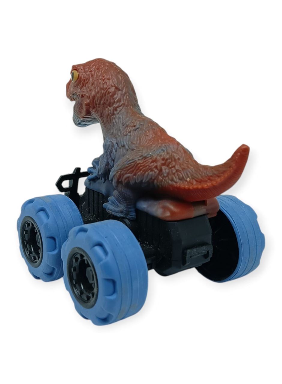 Sürtmeli Dinazor Arabalar 12 cm - H-20 - T-Rex -Kahverengi