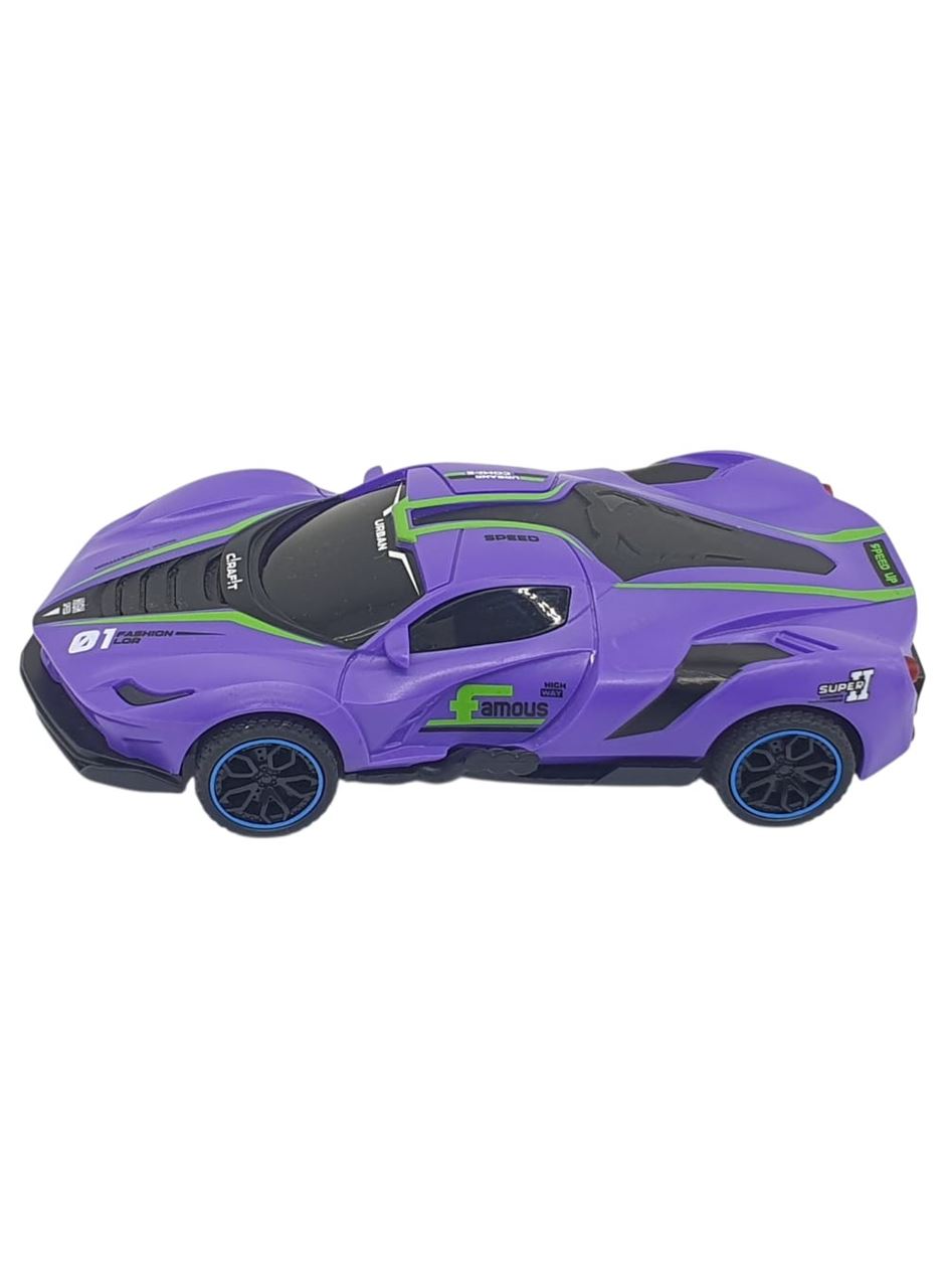 Sürtmeli Drift Arabalar 15 cm - D400-52 - Mor