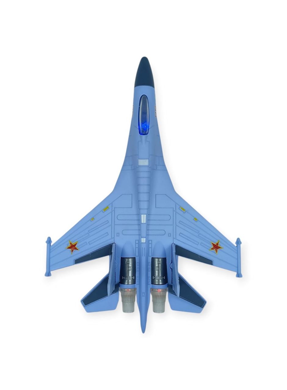 Çek Bırak Metal Uçak Sesli Işıklı 22 cm