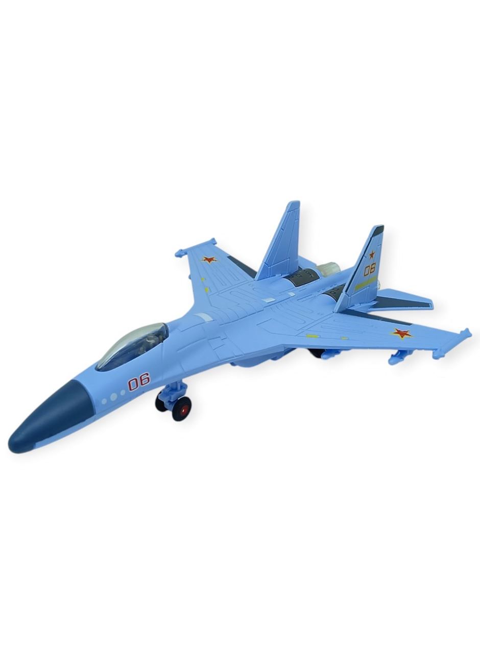 Çek Bırak Metal Uçak Sesli Işıklı 22 cm