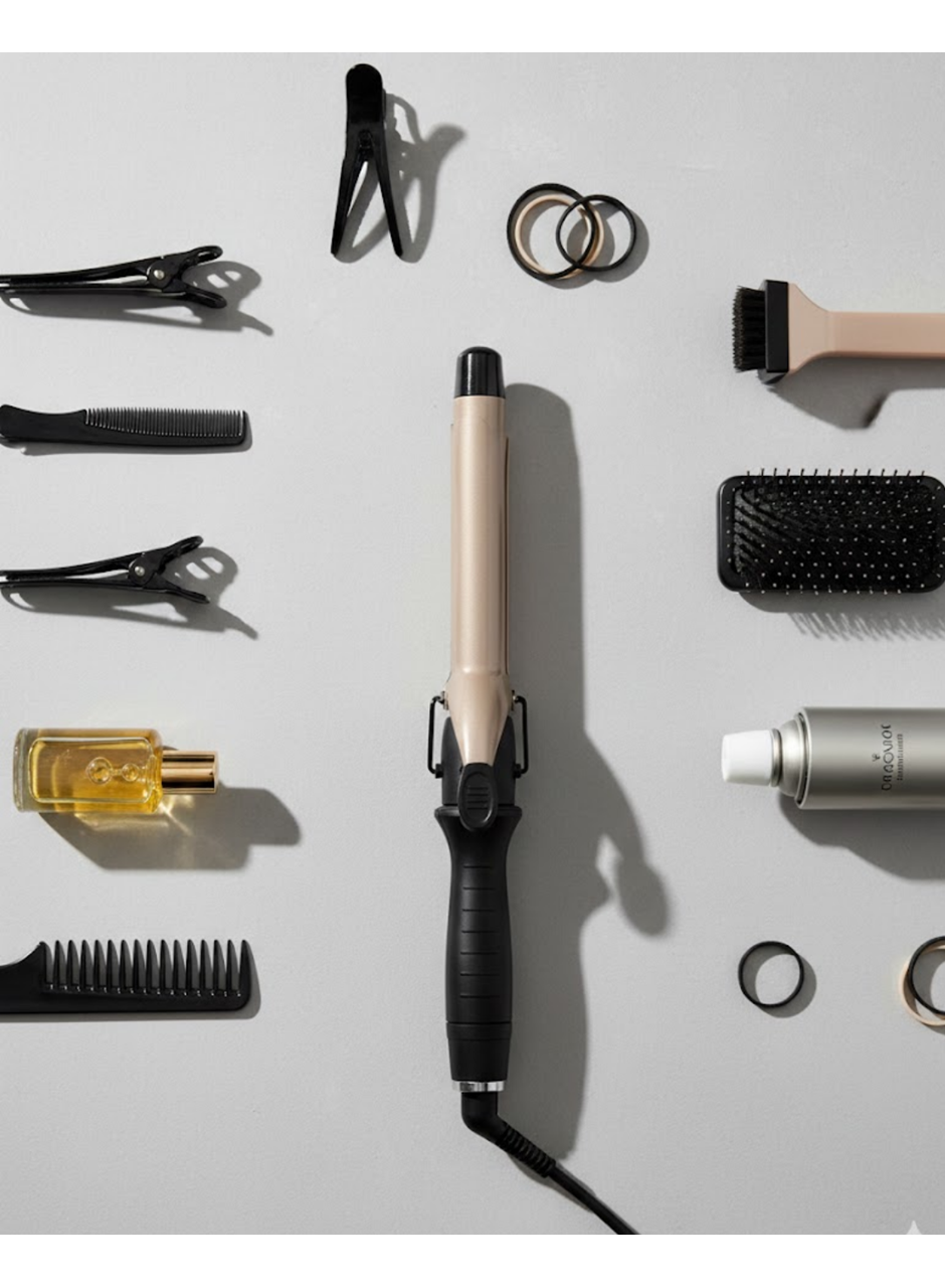 Profesyonel 25 mm Saç Maşası Kalın Bukle Etkili