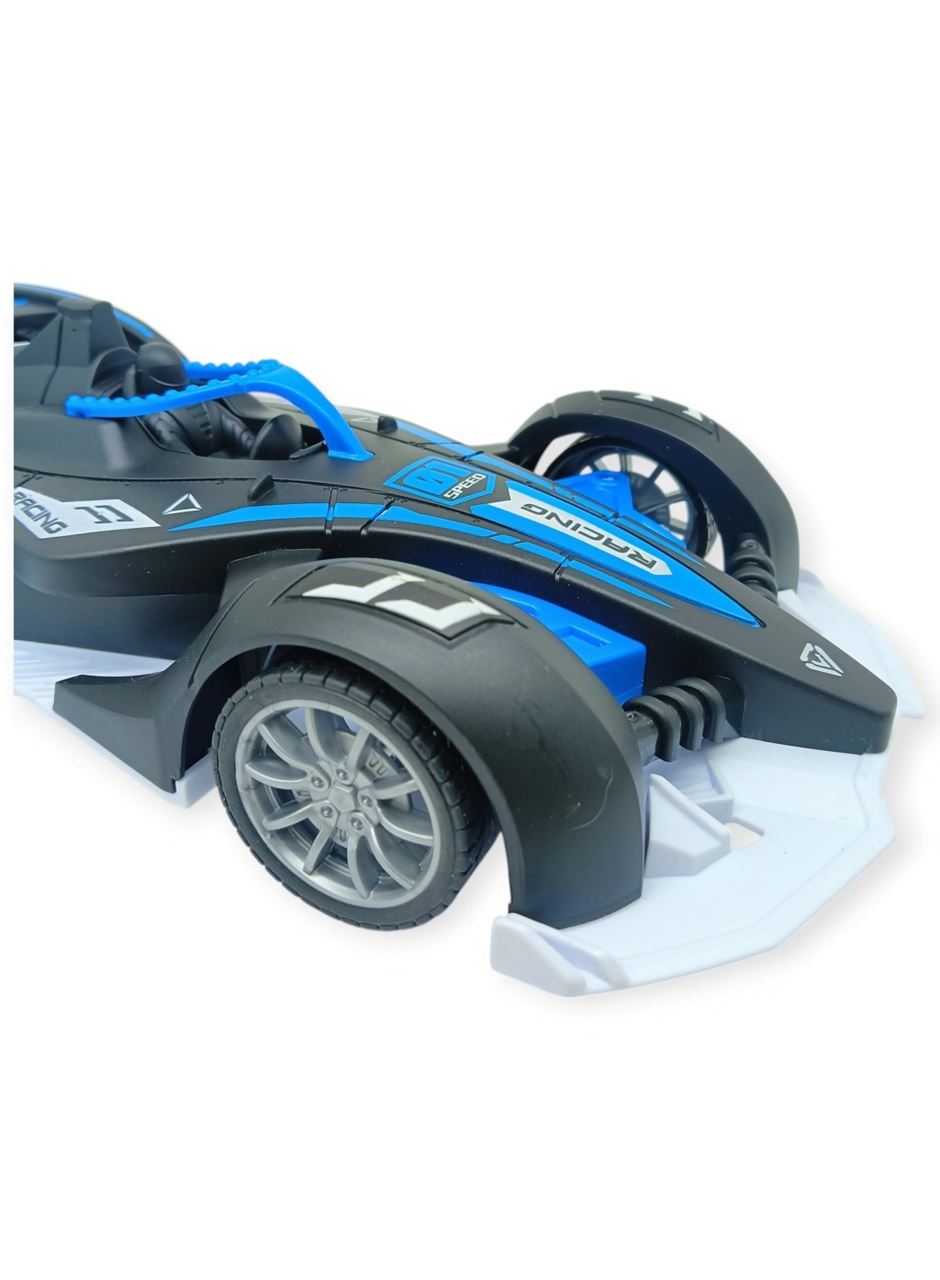 Uzaktan Kumandalı Buhar Atan F1 Yarış Arabası 1:12 - Mavi