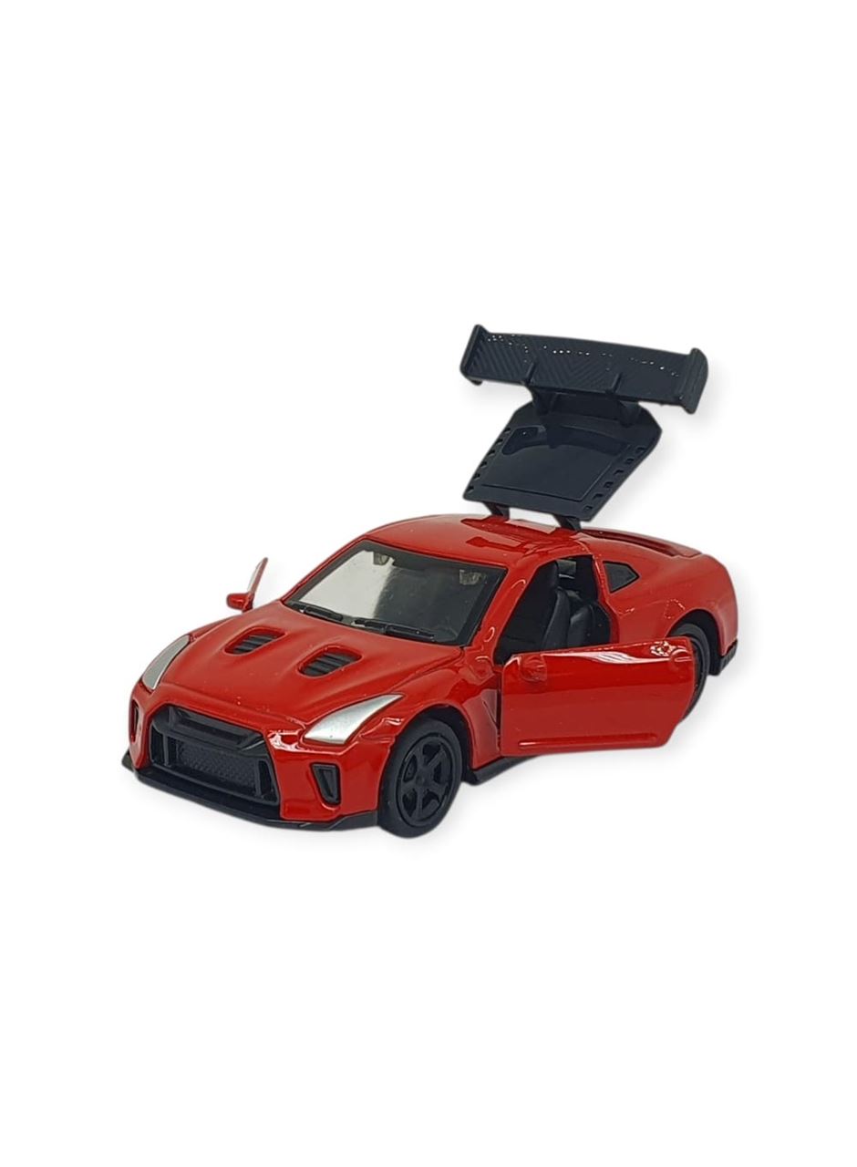 Çek Bırak Metal Küçük Arabalar 8 cm - 6411A-5 - Kırmızı