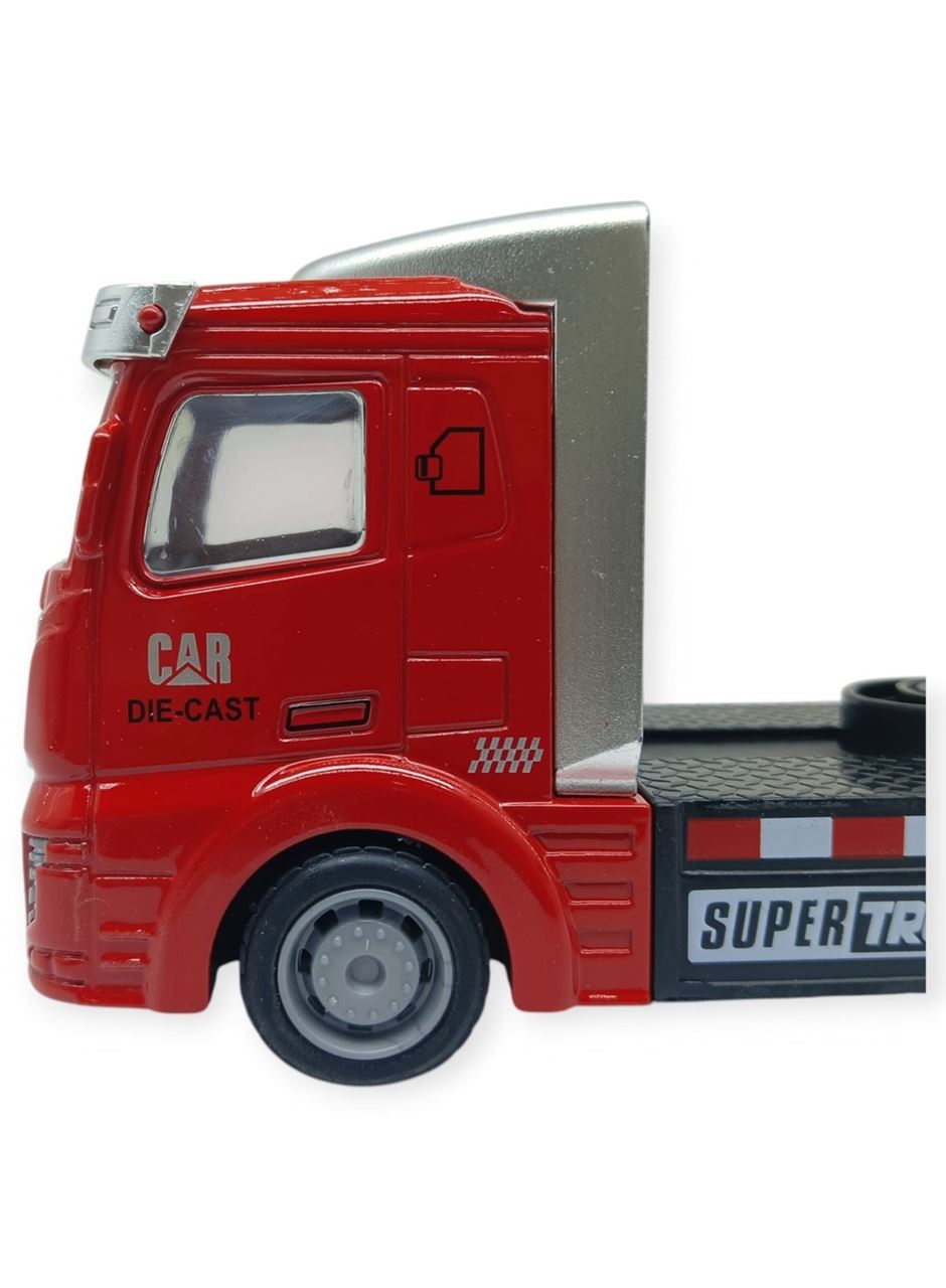 Çekbırak Metal Tır Kafası 12 cm - Kırmızı