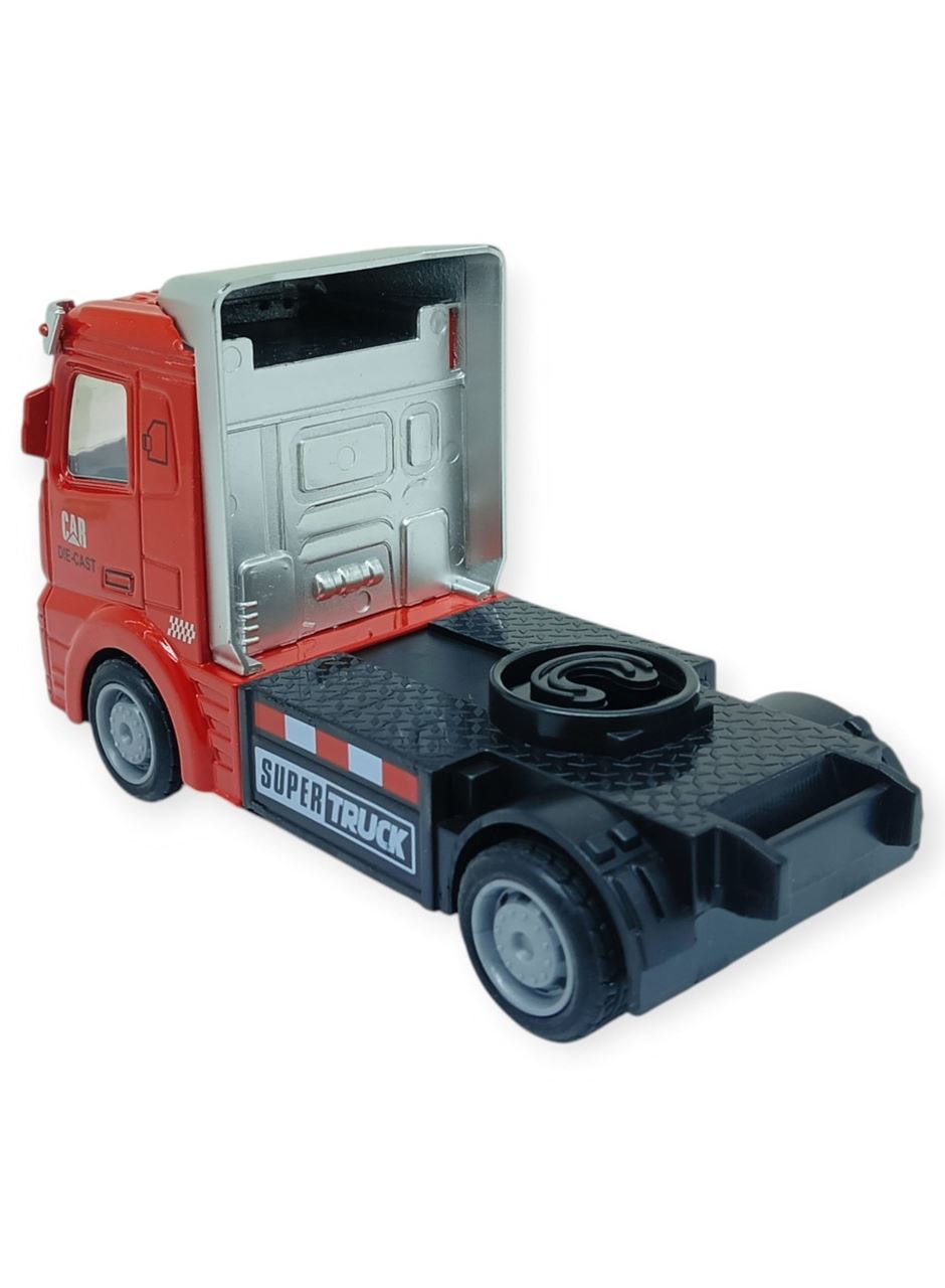 Çekbırak Metal Tır Kafası 12 cm - Kırmızı