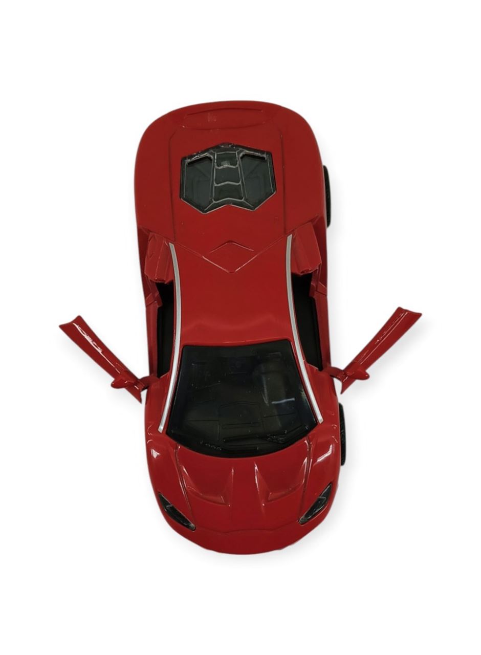 Çek Bırak Metal Arabalar 12 cm - 6632-40 - Kırmızı