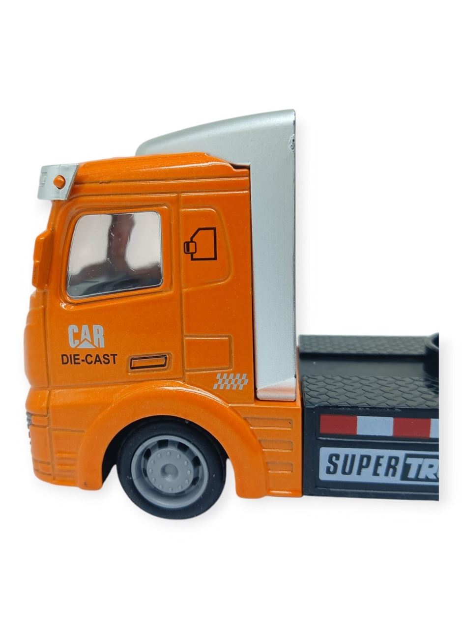 Çekbırak Metal Tır Kafası 12 cm - Turuncu