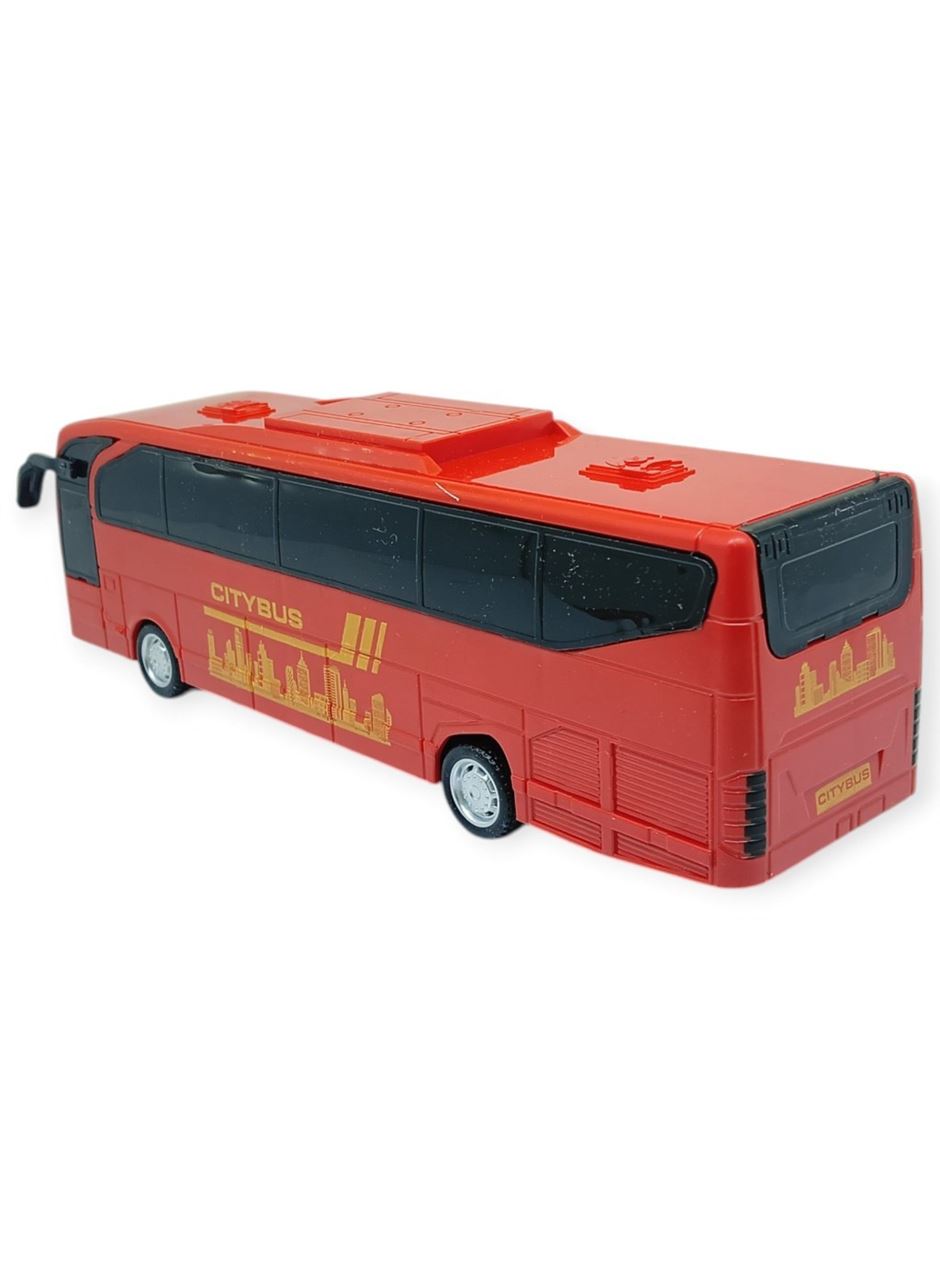 Sürtmeli Tur Otobüsü - 23 cm - Kırmızı