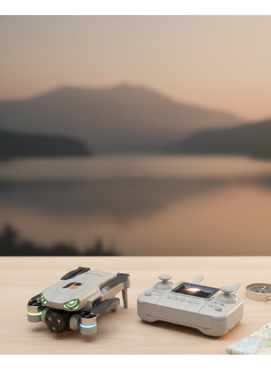 360° Takla ve Çift Kamera Özellikli Hobi Drone