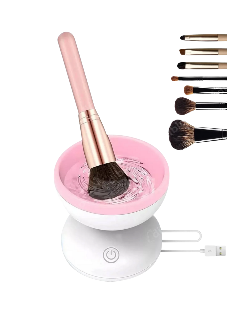 Elektrikli Makyaj Fırçası Temizleyici USB ile Çalışan Otomatik Fırça Yıkama Makinesi