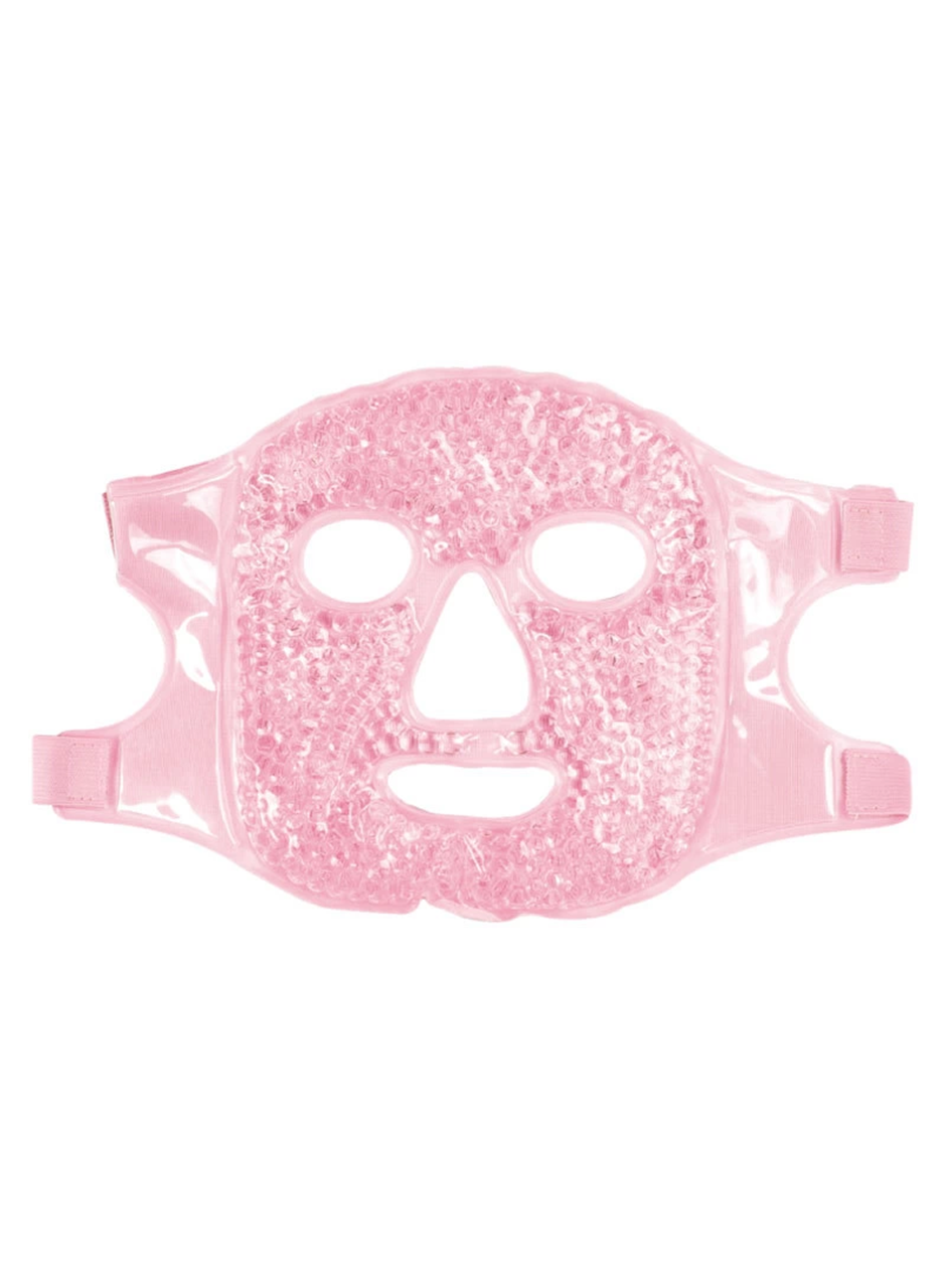 Terapi Jel Yüz Maskesi Soğuk Ve Sıcak Boncuklu Ayarlanabilir Maske (Pembe) (