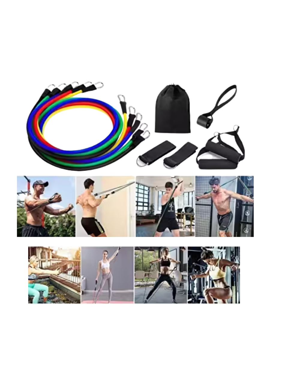 Full Body Antrenman İçin Kapı Arkası Spor Bandı ve Aksesuar Seti