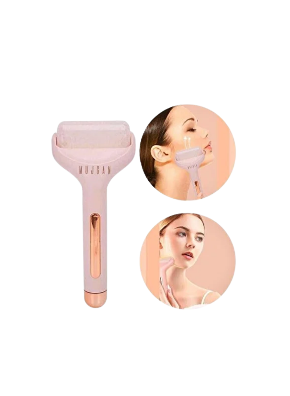 Yüz ve Göz Altı İçin Buz Silindiri Şişlik Giderici Masaj Aleti