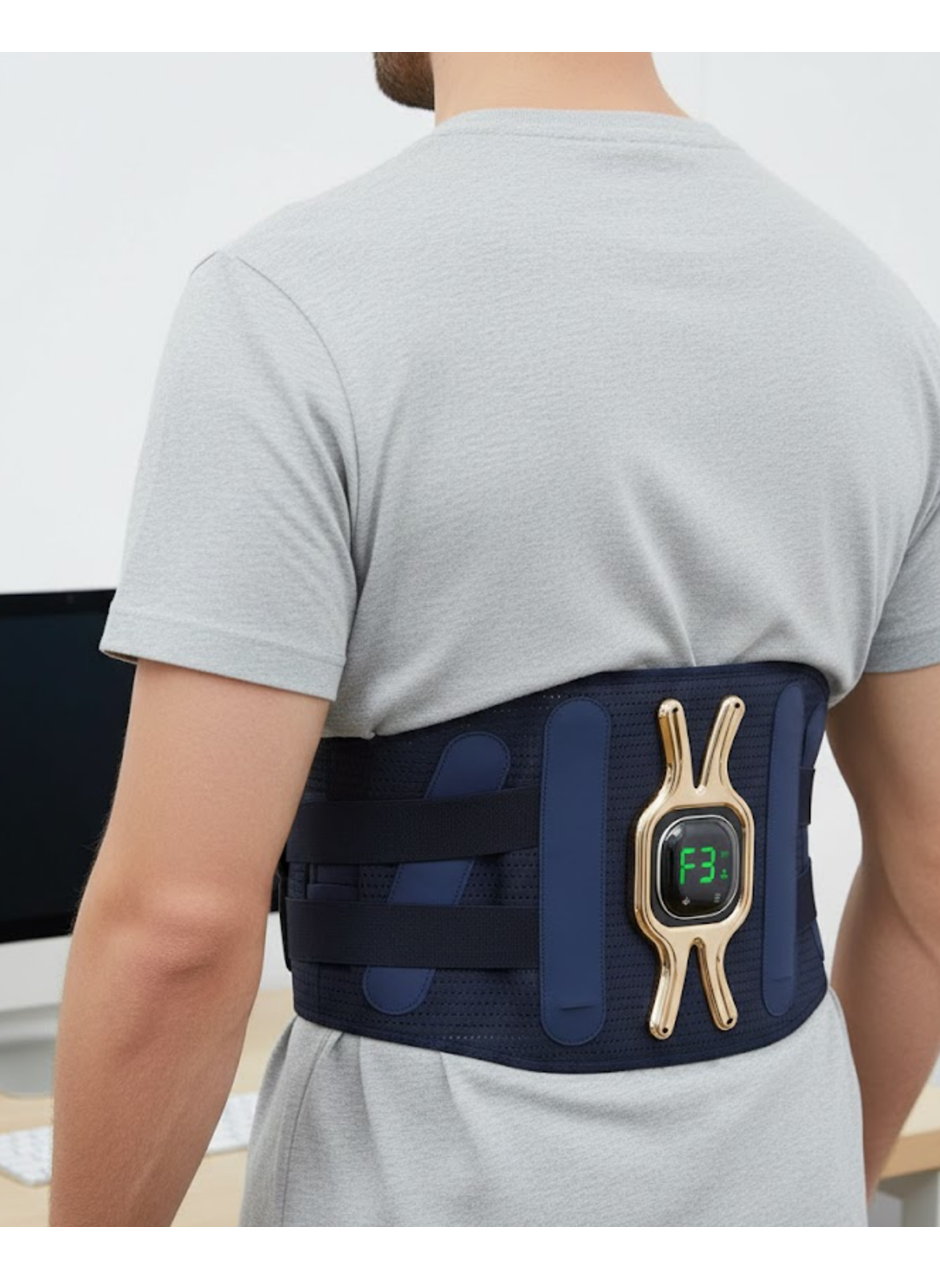 Çok Fonksiyonlu Masaj Kemeri Isı ve Titreşim Destekli