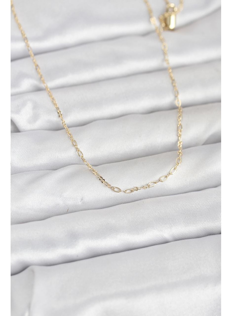 CM 14K Gold Renk 60 cm Zincirli Kadın Kolye