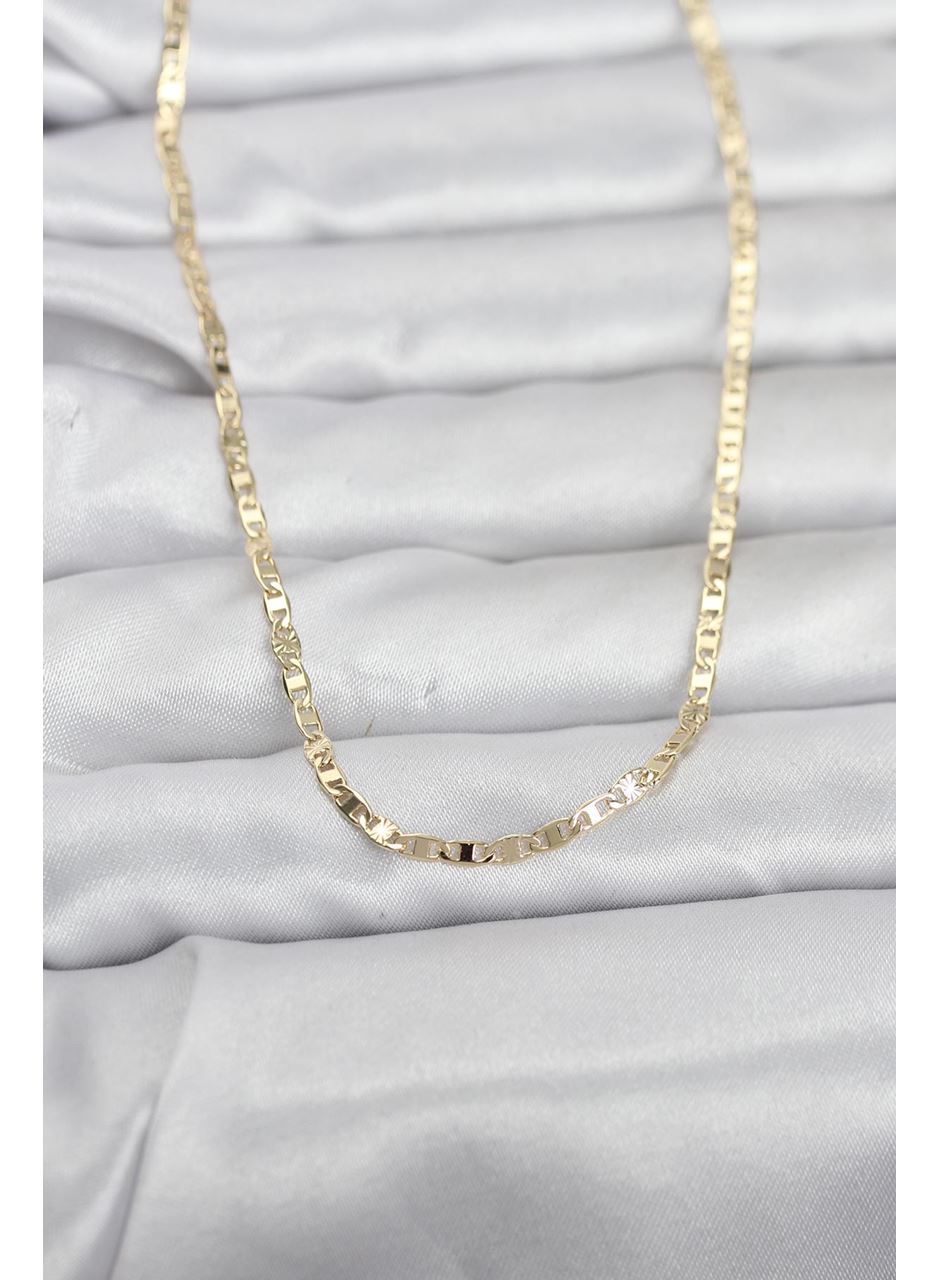 CM 14K Gold Renk Zincir Model 60 cm Kadın Kolye
