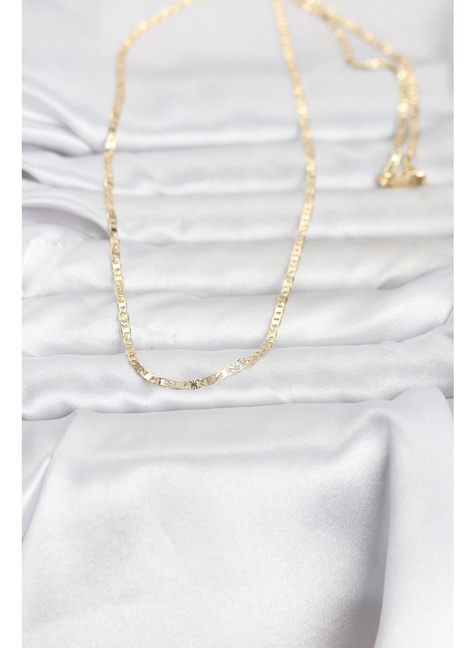 CM 14K Gold Renk Zincir Model 60 cm Kadın Kolye