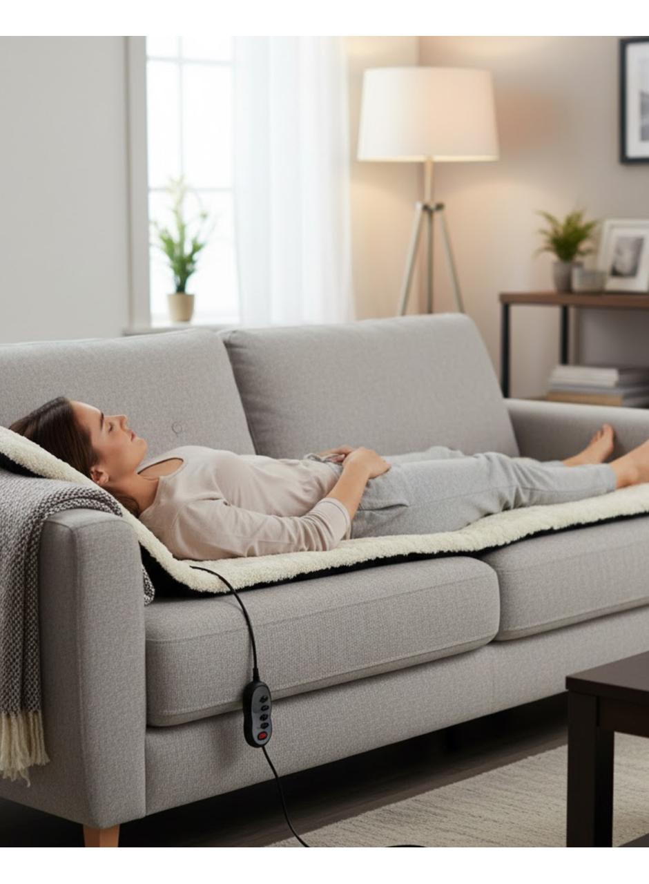 Sırt Boyun Bel İçin Isıtmalı Masaj Yatağı