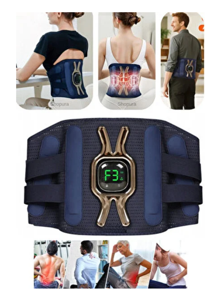 Bel Karın ve Sırt İçin Isıtmalı Masaj Cihazı