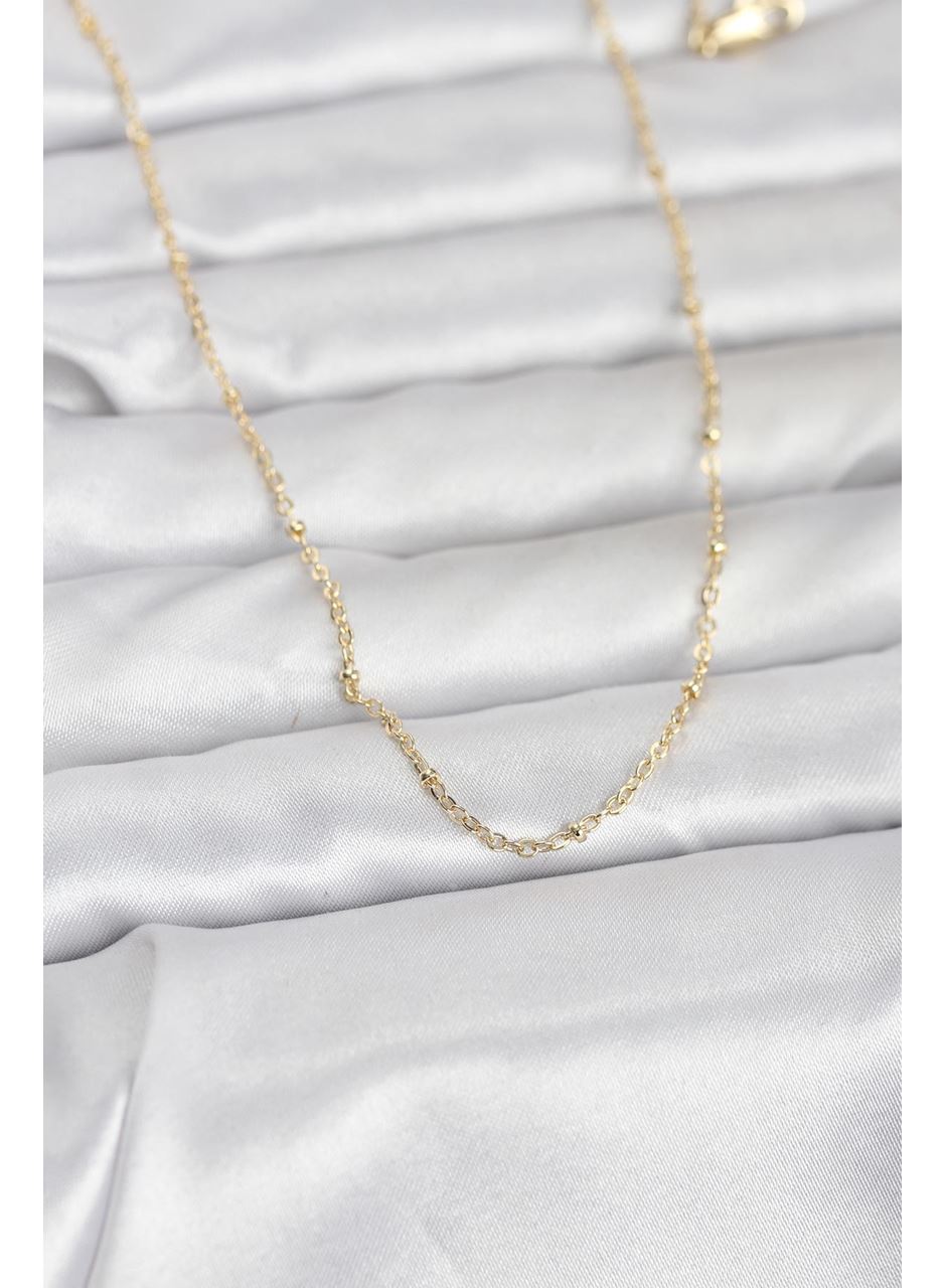 CM 14K Gold Renk Burgu Model 60 cm Kadın Kolye