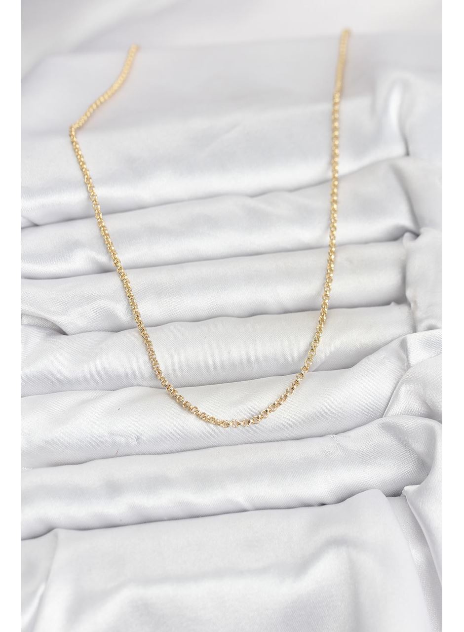 CM 14K Gold Renk Halka Model 60 cm Kadın Kolye