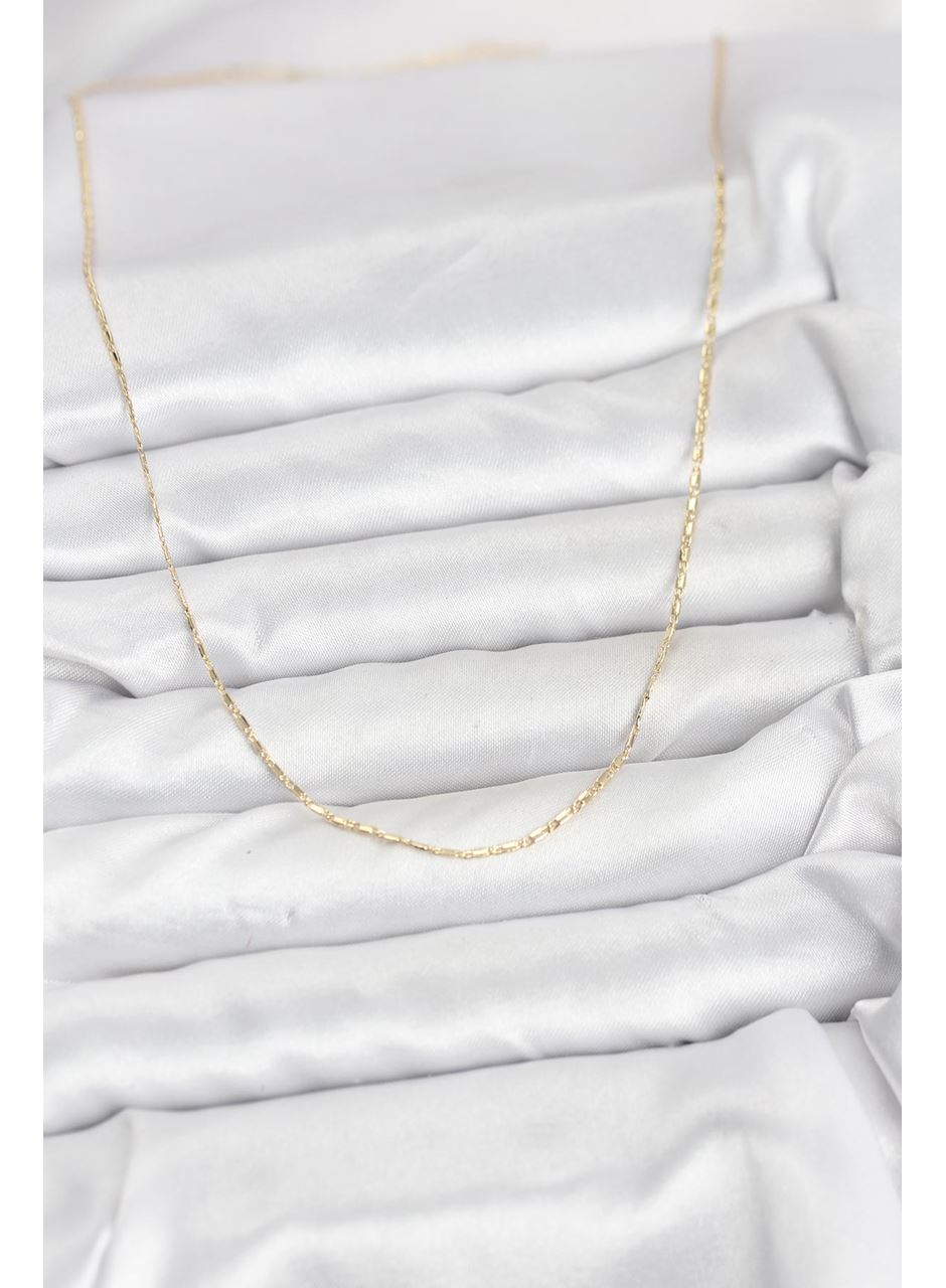 CM 14K Gold Renk Kesme Model 60 cm Kadın Kolye