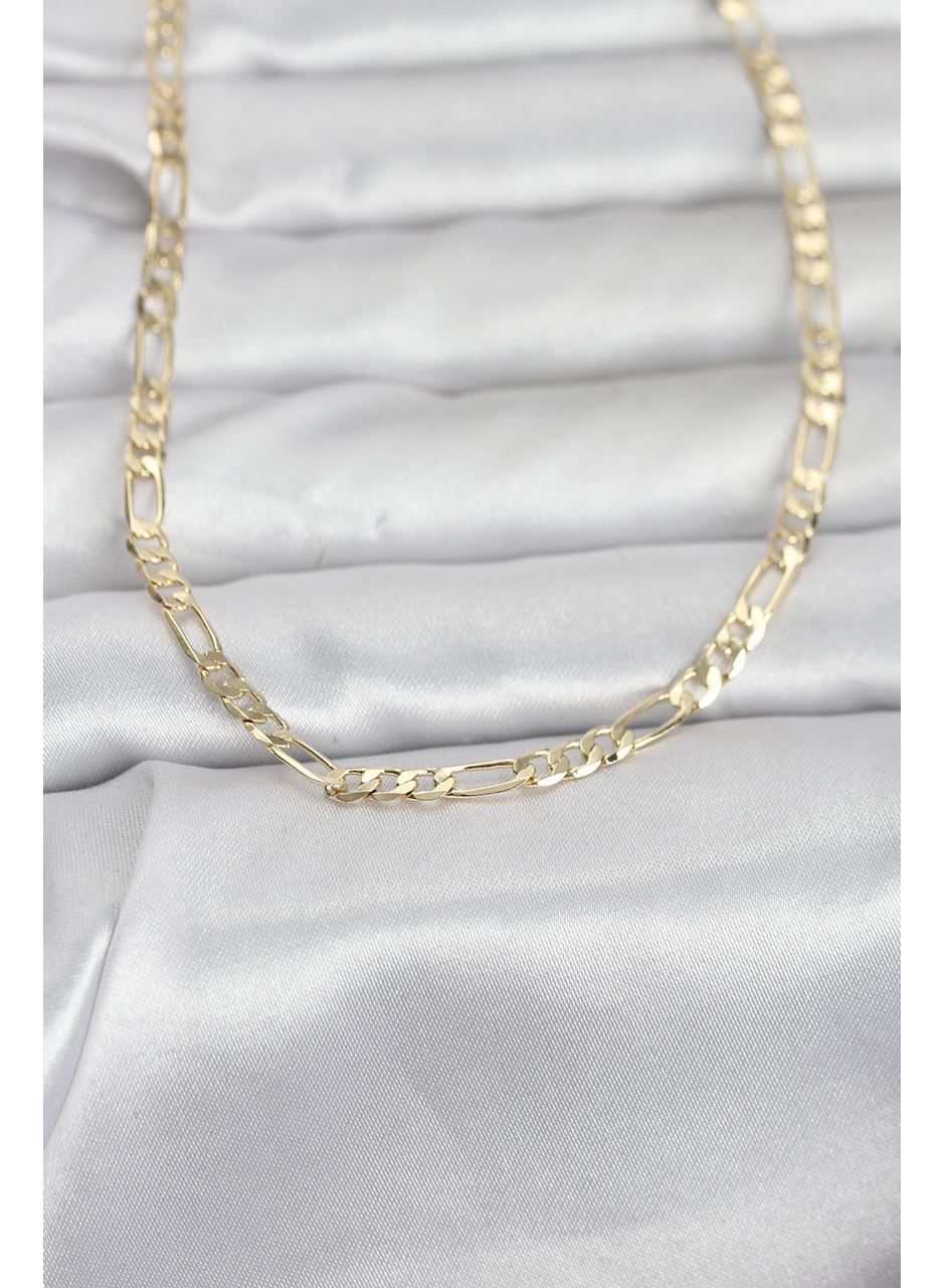 CM 14K Gold Renk Kuşgözü Zincir Model 60 cm Kadın Kolye