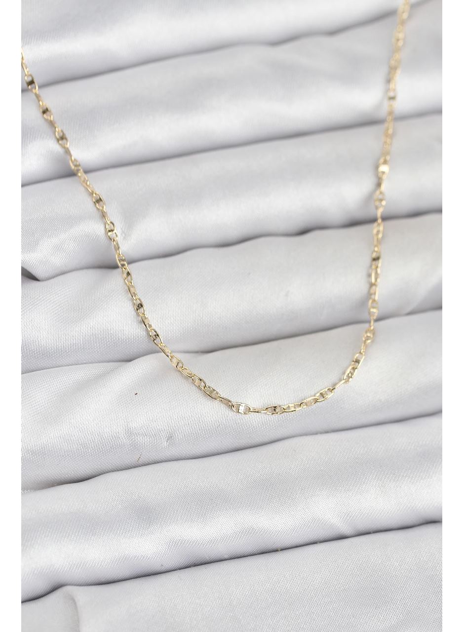 CM 14K Gold Renk Gemici Zincir Model 60 cm Kadın Kolye