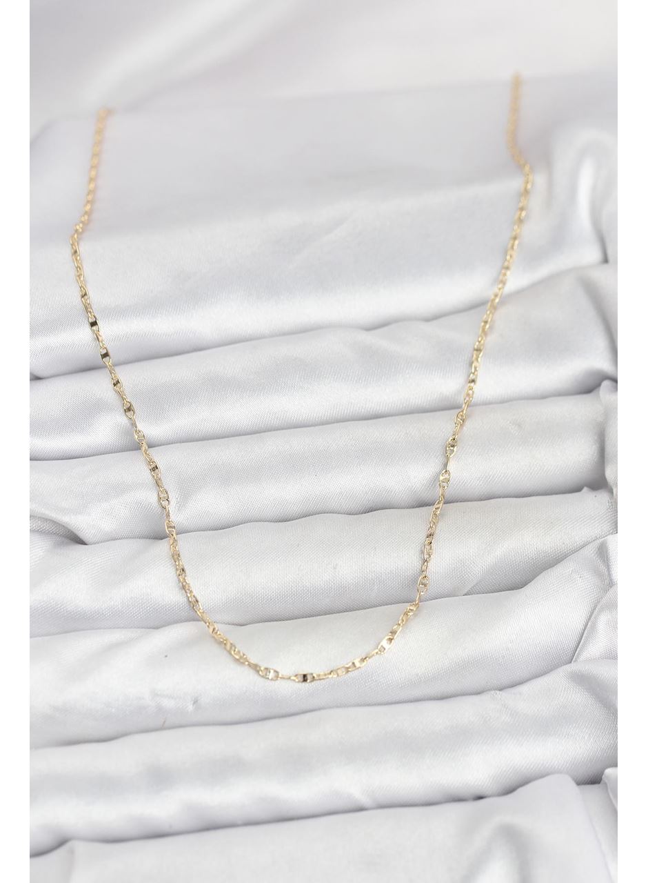 CM 14K Gold Renk Gemici Zincir Model 60 cm Kadın Kolye