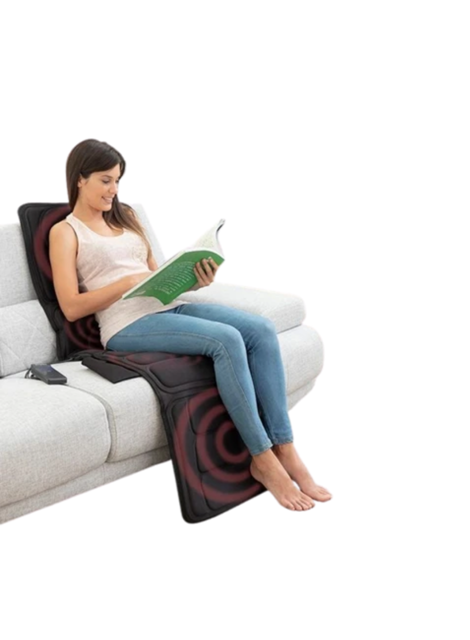 Sırt Bel Boyun Masaj Minderi Isıtmalı Titreşimli Sistem