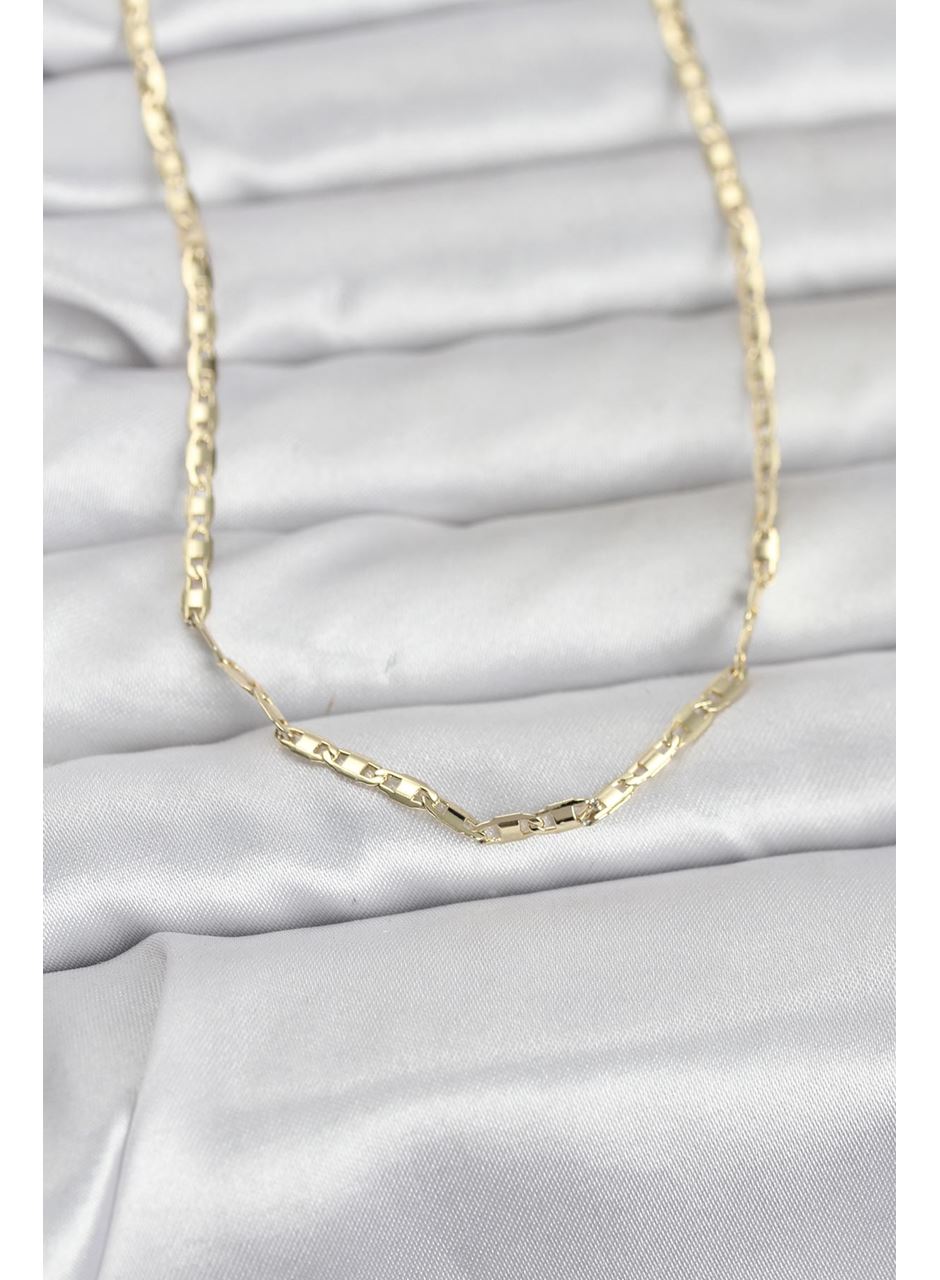 CM 14K Gold Renk Gemici Zincir Model 60 cm Kadın Kolye