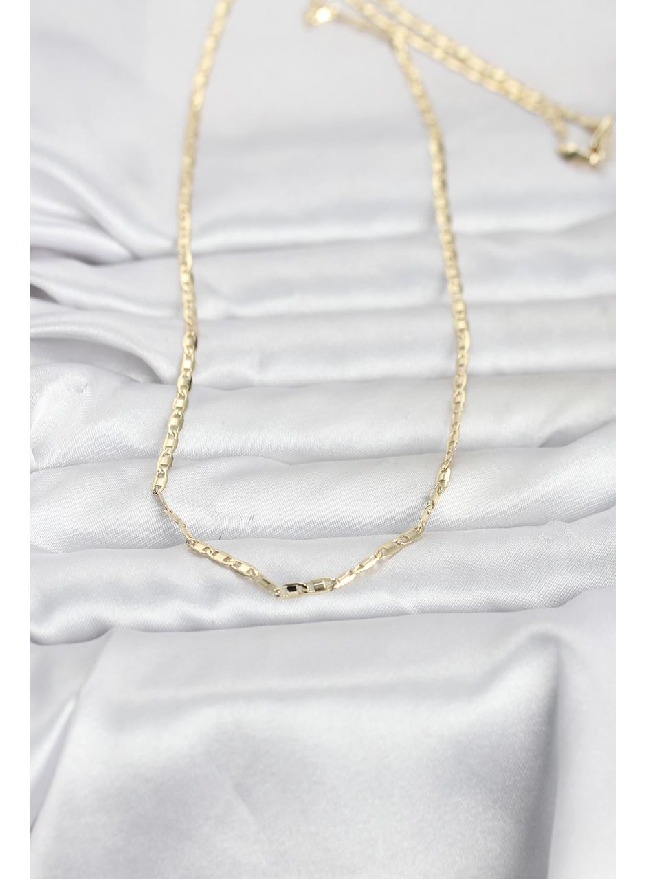 CM 14K Gold Renk Gemici Zincir Model 60 cm Kadın Kolye