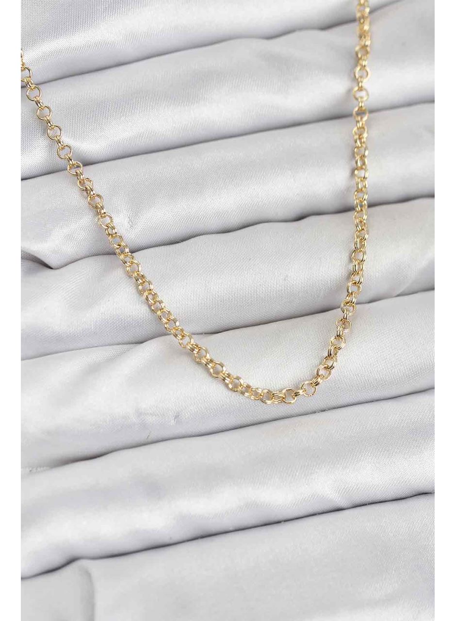 CM Gold Renk Pirinç Halkalı Model Kadın Kolye