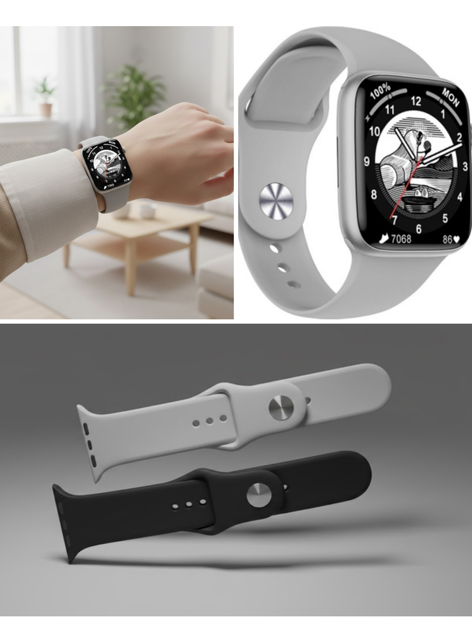 Sesli Görüşme Özellikli Akıllı Saat Sağlık ve Aktivite Takibi