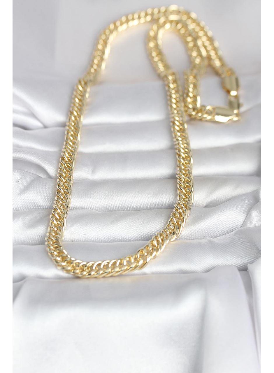 CM 14K Gold Renk Kalın Zincir Model 60 cm Kadın Kolye