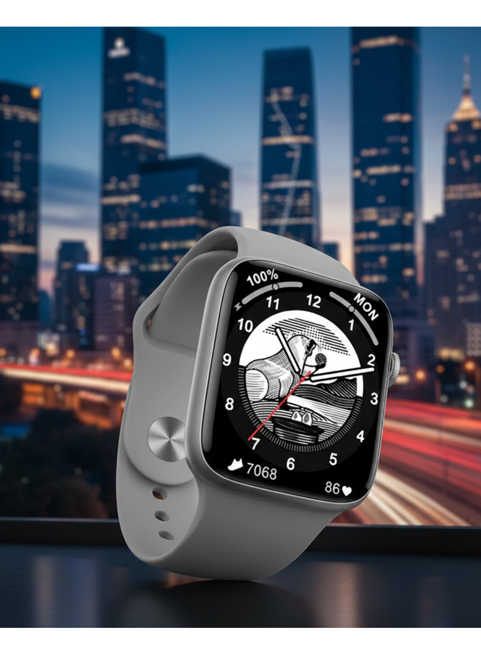 Modern Tasarımlı Akıllı Saat Uzun Pil Süresi ve Net Ekran