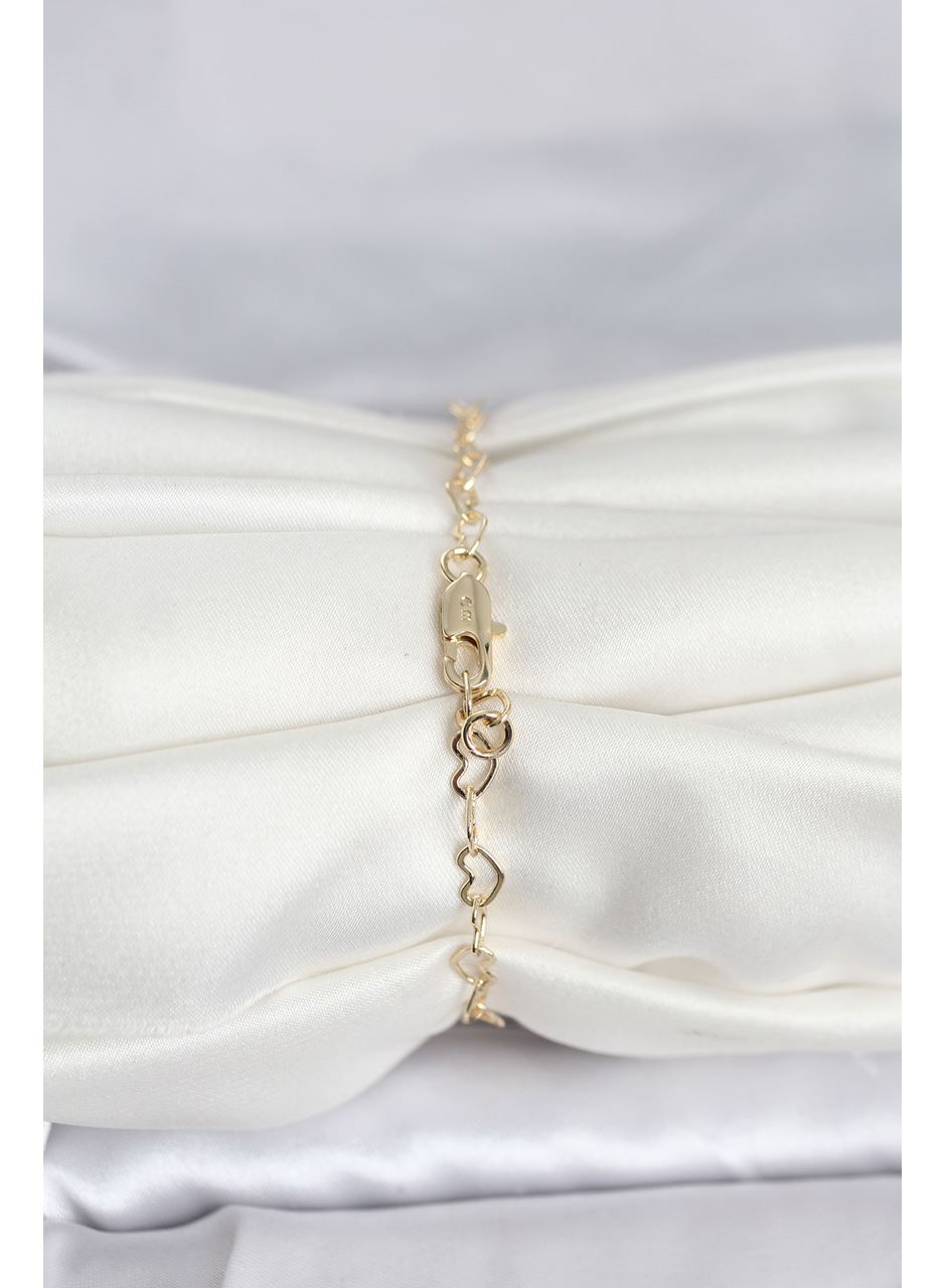 CM 14K Gold Renk Kalpli Zincir Model Kadın Bileklik