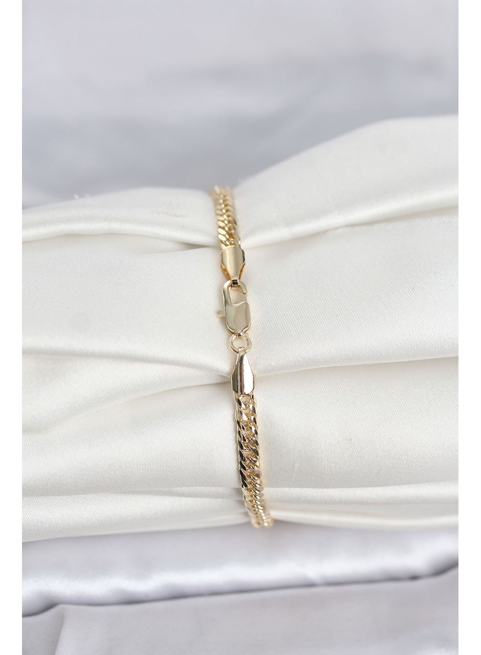 CM 14K Gold Renk Zincir Model Kadın Bileklik