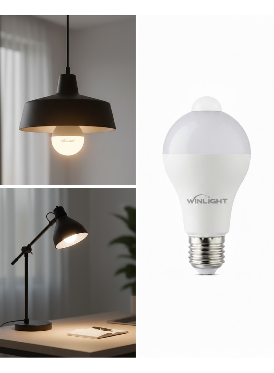 Sensörlü LED Lamba Otomatik Algılama Enerji Tasarruflu Aydınlatma