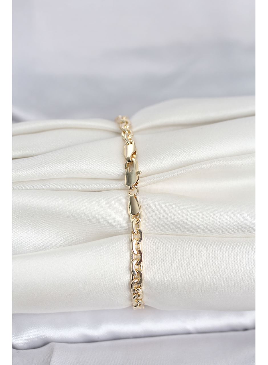CM 14K Gold Renk Zincir Model Kadın Bileklik