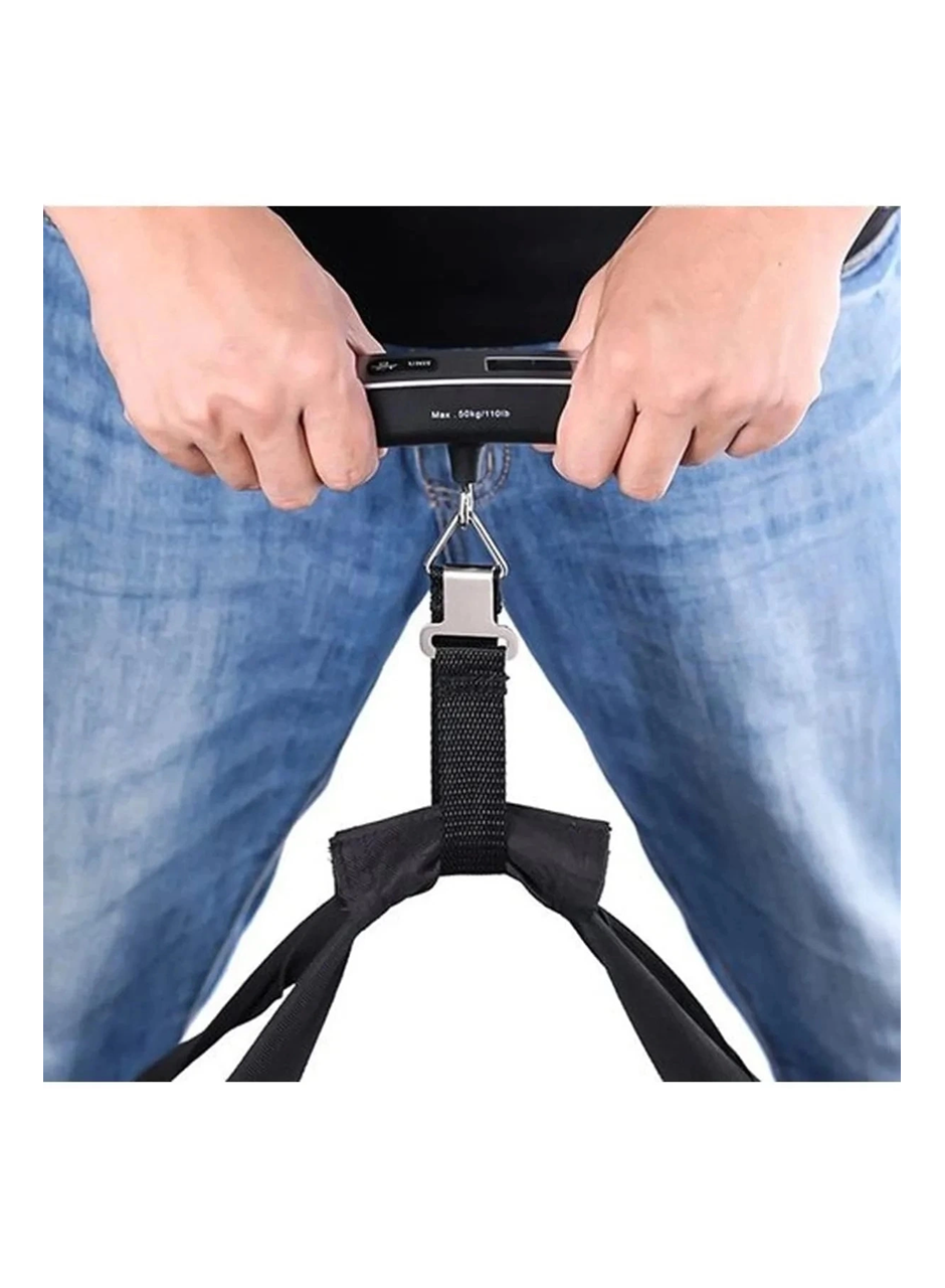 Dijital Işıklı Elektronik Askılı El Bagaj Tartısı Bavul Kantarı Seyahat Çantası 50kg (