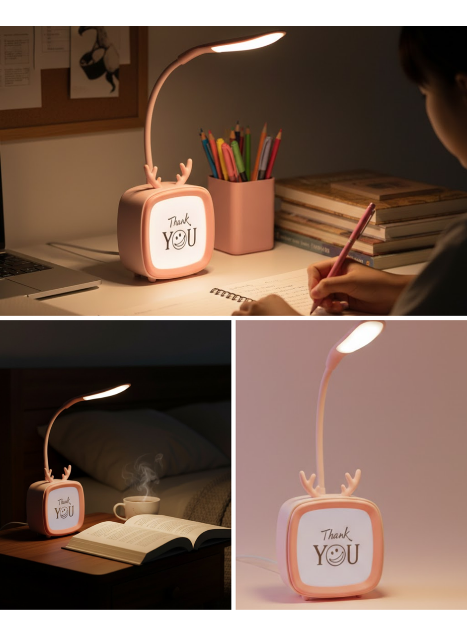 Modern Tasarımlı Şarj Edilebilir LED Gece Lambası