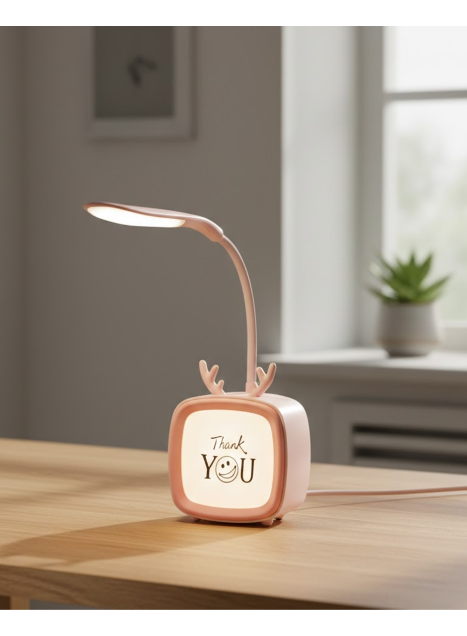 Esnek Gövdeli LED Masa Lambası Taşınabilir Gece Aydınlatması