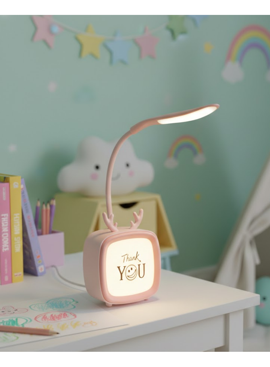 Kablosuz LED Masa ve Gece Lambası Dekoratif Şarjlı Tasarım