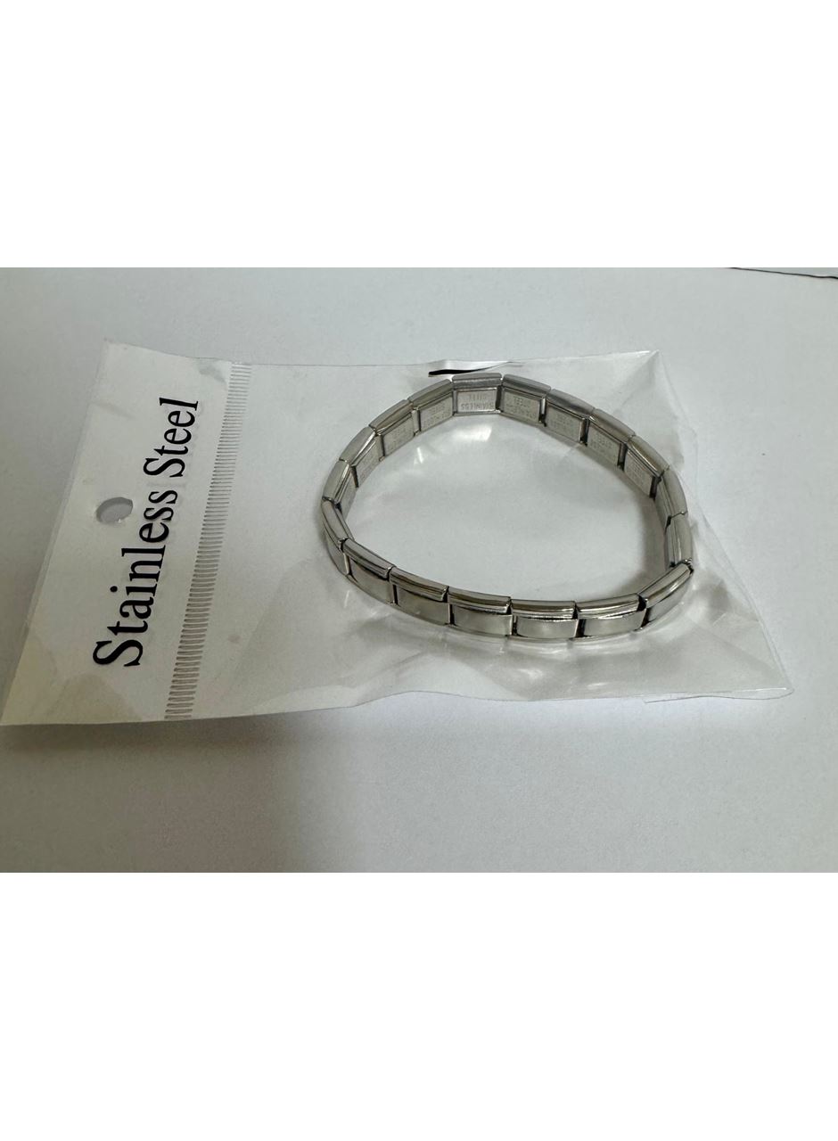 Paslanmaz Çelik İtalyan Charm Bileklik İç ve Dış  Yazılı Kaliteli