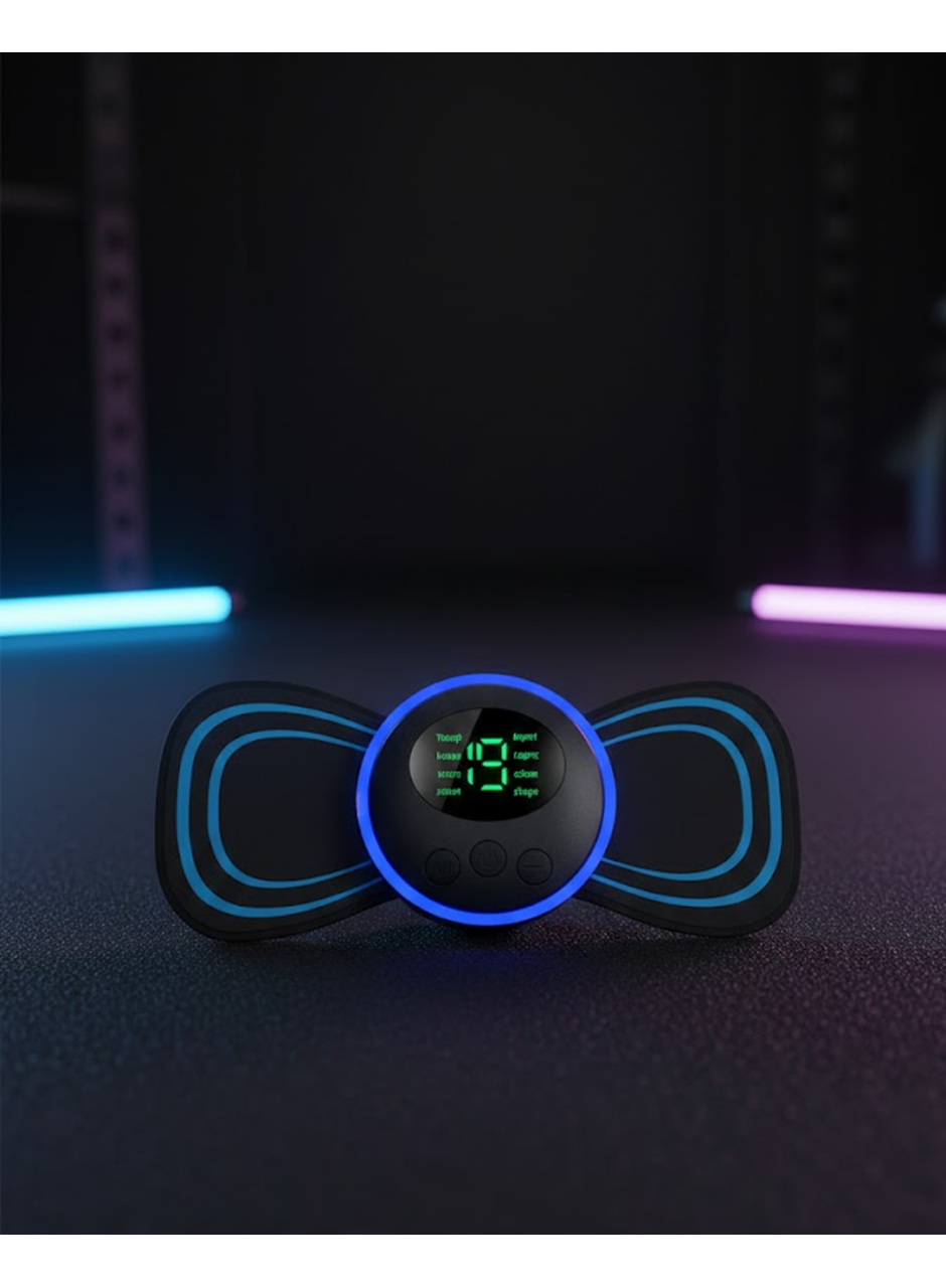 EMS Kas Masaj Aleti LCD Ekranlı Çok Modlu Kompakt Tasarım