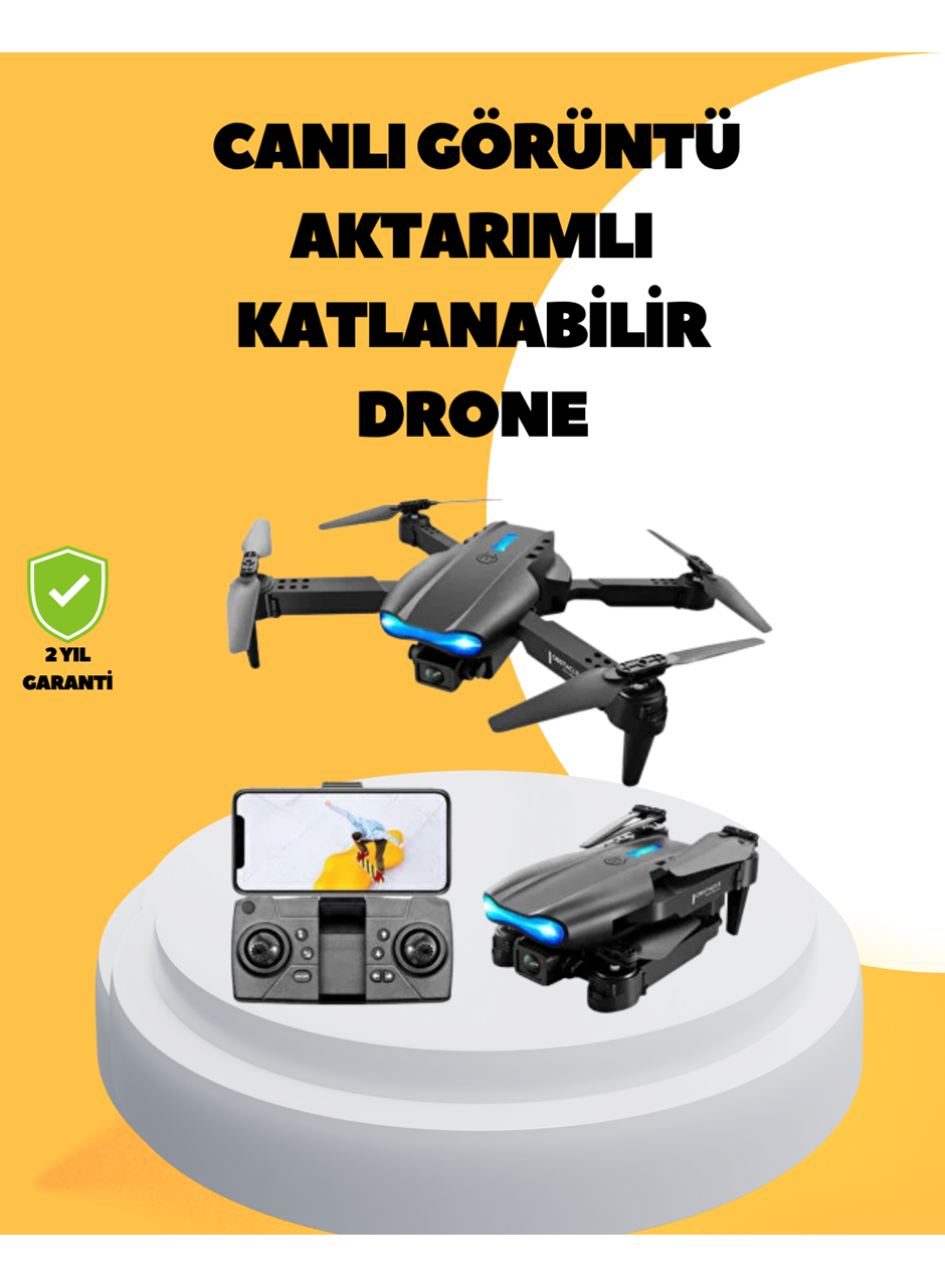 Wifi FPV Canlı Görüntü Aktarımlı Katlanabilir Drone